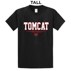 EA Football Tall Cotton Short Sleeve Tee-Black