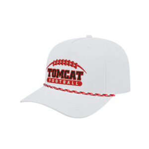 EA Football Cap America Athletic Rope Cap-White/Red/White/Black Rope