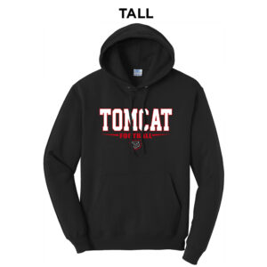 EA Football Tall Fleece Hooded Sweatshirt-Black