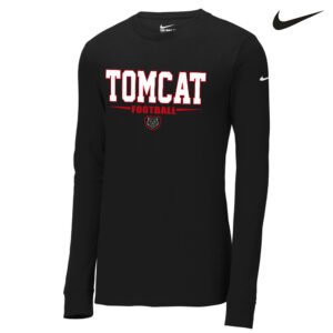 EA Football Nike Dri-FIT Cotton/Poly Long Sleeve Tee Adult-Black