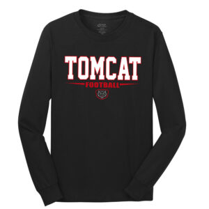 EA Football Unisex Cotton Long Sleeve Tee-Black