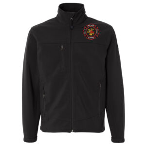 Fulton Fire Dri Duck Adult Motion Soft-Shell Jacket-Black