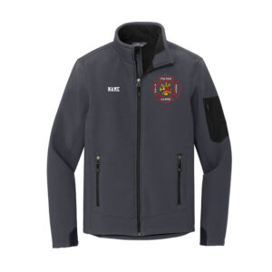 Fulton Fire Eddie Bauer Rugged ripstop soft shell jacket Men-Grey Steel/Black