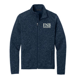 FNB Port Authority Sweater Fleece Jacket Men-Navy Heather