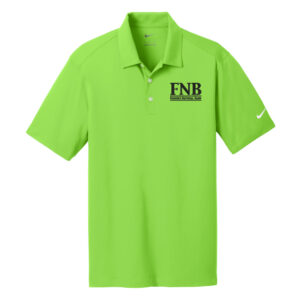 FNB Nike Golf Dri-Fit Vertical Mesh Polo Men-Action Green