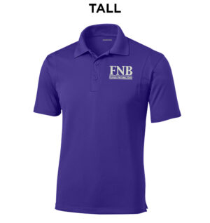 FNB Sport-Tek TALL Micropique Sport-Wick Polo-Purple