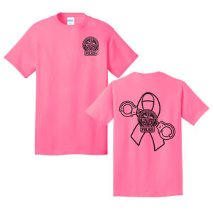 Fulton Breast Cancer Awareness Unisex Short Sleeve Tee-Neon Pink