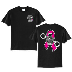 Fulton Breast Cancer Awareness Unisex Short Sleeve Tee-Black
