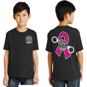 Fulton Breast Cancer Awareness Youth Short Sleeve Tee-Black