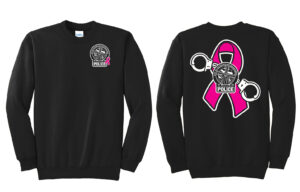 Fulton Breast Cancer Awareness Unisex Fleece Hooded Sweatshirt-Black