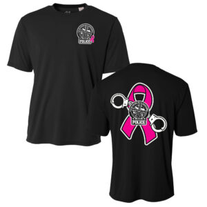 Fulton Breast Cancer Awareness Adult Cooling Performance Tshirt -Black