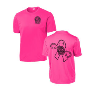 Fulton Breast Cancer Awareness Sport-Tek Men Competitor Performance Tee-Neon Pink