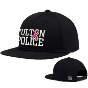 Fulton Breast Cancer Awareness The Game Perforated GameChanger Snapback Cap-Black