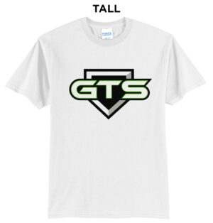 GTS Softball Tall Short Sleeve Tee-White