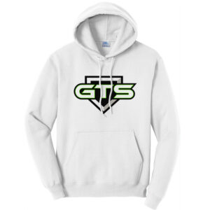 GTS Softball Unisex Fleece Hooded Sweatshirt-White