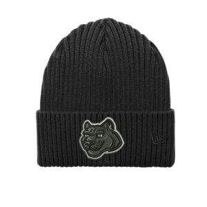 Hermes Elementary New Era Core Classic thick rib knit Cuff Beanie stocking cap-Black