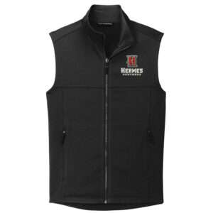 Hermes Elementary Port Authority Men Collective Smooth Fleece Vest-Black