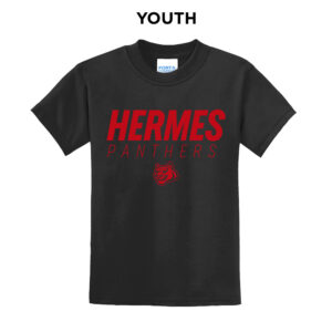 Hermes Elementary Youth Short Sleeve Tee-Black