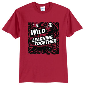 Hermes Elementary Unisex Short Sleeve Tee-Red