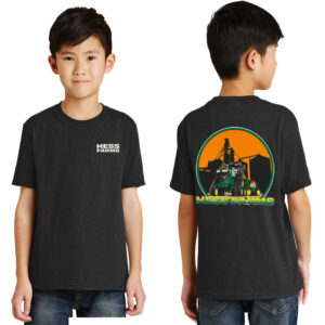 Hess Farms Youth Short Sleeve Tee-Black