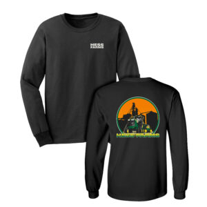 Hess Farms Unisex Long Sleeve Tee-Black
