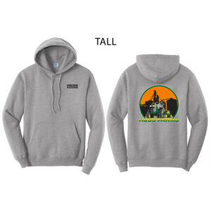 Hess Farms Tall Fleece Hooded Sweatshirt-Athletic heather