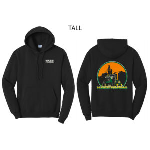 Hess Farms Tall Fleece Hooded Sweatshirt-Black