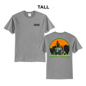 Hess Farms Tall Cotton Short Sleeve Tee-Athletic heather