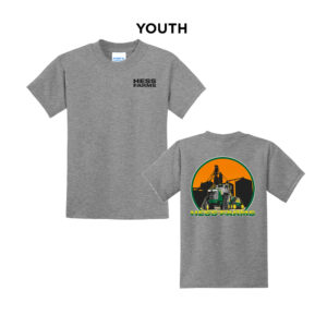 Hess Farms Youth Short Sleeve Tee-Athletic heather