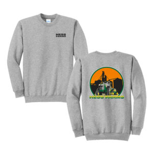Hess Farms Unisex Fleece Crewneck Sweatshirt-Athletic heather