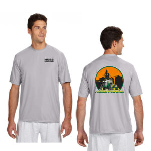 Hess Farms Adult Cooling Performance Tshirt-Silver