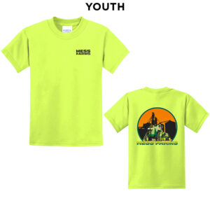 Hess Farms Youth Short Sleeve Tee-Safety Green