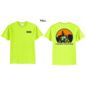 Hess Farms Tall Short Sleeve Tee-Safety Green