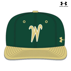 03. Trojan Baseball Club Under Armour Resistor Performance Cap-Dark Green/Vegas Gold