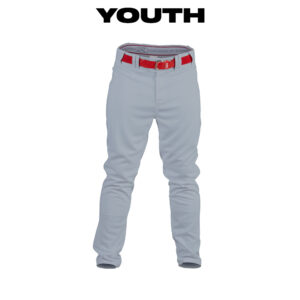 21. Rawlings YOUTH pro Semi-Relaxed Fit Baseball Pant-Grey