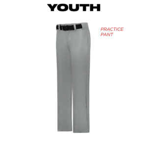 23. Alleson Youth Baseball Practice Pant-Grey