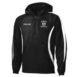 JCRHC Raglan Anorak-Black/White