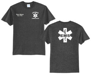 JCRHC Basic Tee-Dark Heather Grey