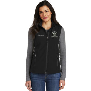 JCRHC Port Authority Ladies Core Soft Shell Vest-Black