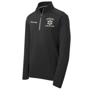 JCRHC Sport-Tek Men Sport-Wick Textured 1/4 Zip Pullover-Black