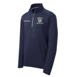 JCRHC Sport-Tek Men Sport-Wick Textured 1/4 Zip Pullover-Navy