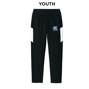 Kankakee Basketball Sport-Tek Youth Travel Pant-Black/White