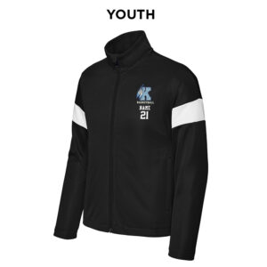 Kankakee Basketball Sport-Tek YOUTH Travel Full-Zip Jacket-Black/White