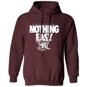 Kankakee Basketball Unisex Fleece Hooded Sweatshirt-Maroon