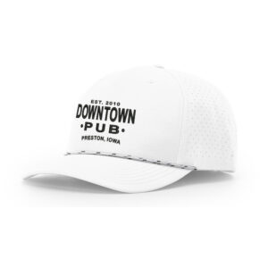 Kendyls Ride Richardson Laser PERF Performance Rope Cap-White/White/Black