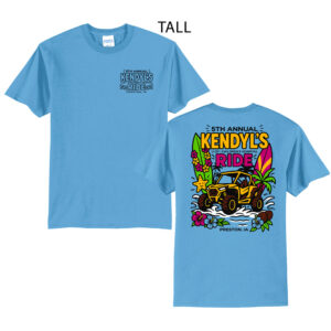Kendyls Ride Tall Short Sleeve Tee-Aquatic blue