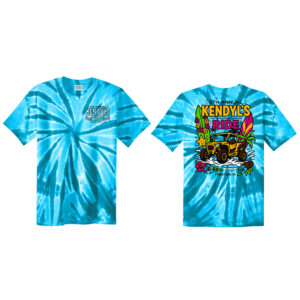 Kendyls Ride Unisex Essential Tie-Dye Tee-Turquoise