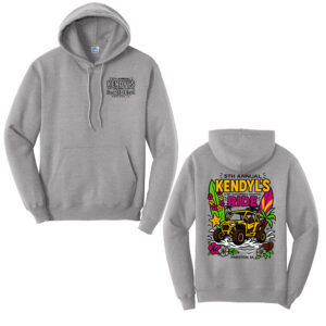 Kendyls Ride Unisex Fleece Hooded Sweatshirt-Athletic heather