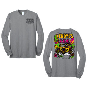 Kendyls Ride Unisex Cotton Long Sleeve Tee-Athletic heather