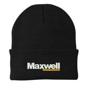 Maxwell Construction Port and Company Knit Cap with cuff-Black